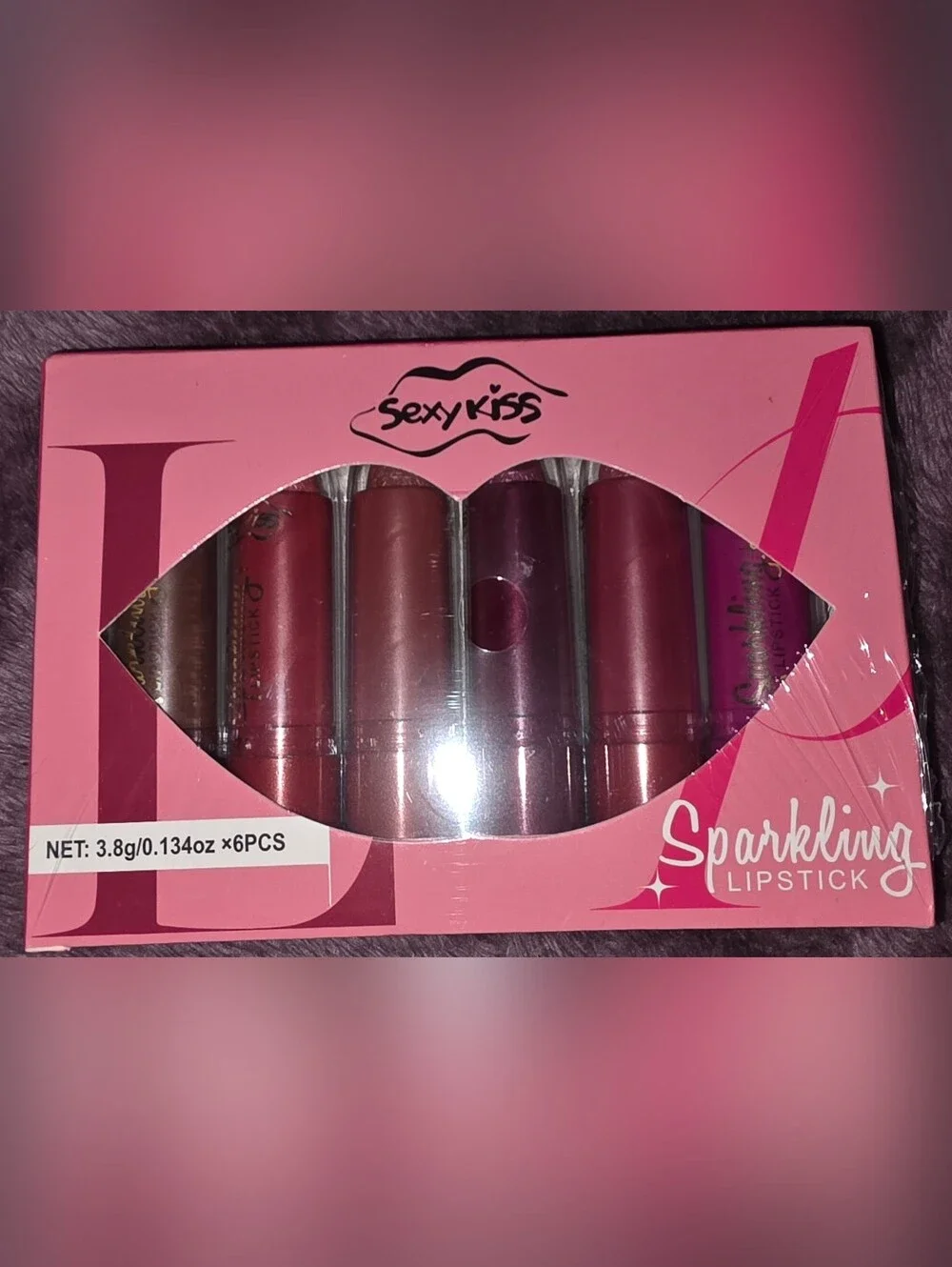 Sparkling Lipstick Set - Pink & Berry Shades